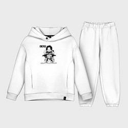 Детский костюм оверсайз Эйс, Луффи и Сабо - Братство ASL, цвет: белый