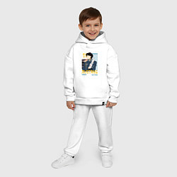 Детский костюм оверсайз Мустанг, Стальной алхимик, цвет: белый — фото 2