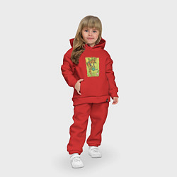 Детский костюм оверсайз Агроном, цвет: красный — фото 2