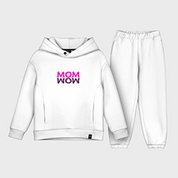 Детский костюм оверсайз MOM, цвет: белый