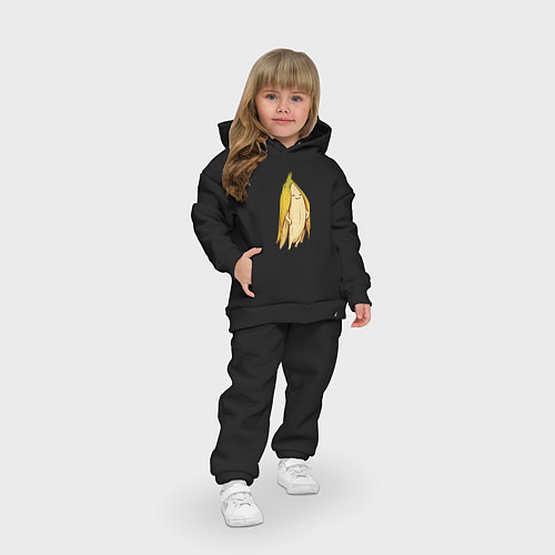 Детский костюм оверсайз Банан / Черный – фото 3