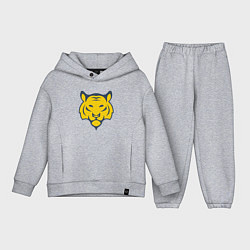 Детский костюм оверсайз Yellow Tiger, цвет: меланж