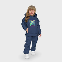 Детский костюм оверсайз ASTROWORLD TRAVIS SCOTT Z, цвет: тёмно-синий — фото 2