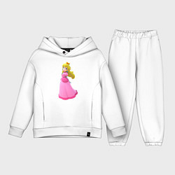 Детский костюм оверсайз Princess Peach, цвет: белый