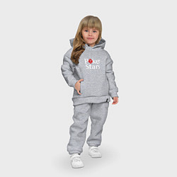 Детский костюм оверсайз PokerStars логотип, цвет: меланж — фото 2