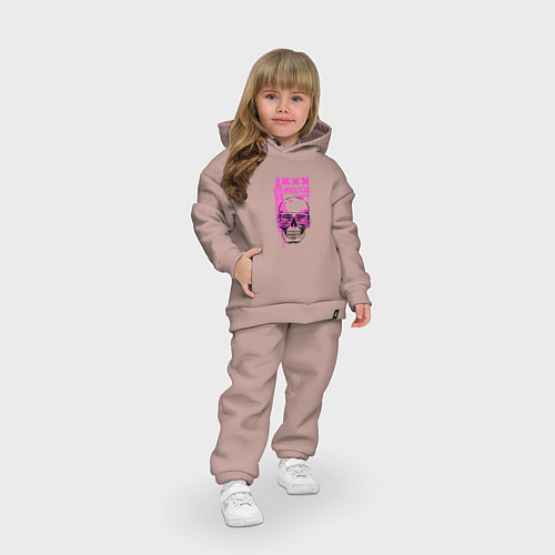 Детский костюм оверсайз Pink Hoonigan / Пыльно-розовый – фото 3