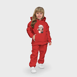 Детский костюм оверсайз Кадзуха в деле, цвет: красный — фото 2