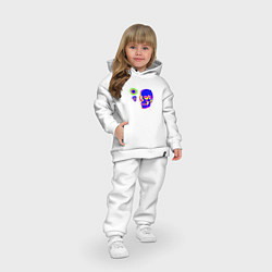 Детский костюм оверсайз ERROR CODE, цвет: белый — фото 2