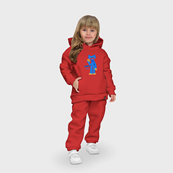 Детский костюм оверсайз Monster Huggy WuggyХагги Вагии, цвет: красный — фото 2