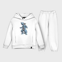 Детский костюм оверсайз Cyber - Shark 2022, цвет: белый