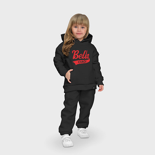 Детский костюм оверсайз Bella Ciao Белла Чао / Черный – фото 3