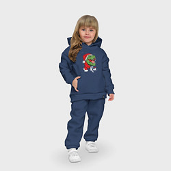 Детский костюм оверсайз T-rex Merry Roar, цвет: тёмно-синий — фото 2