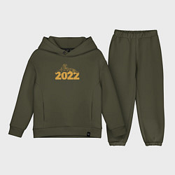 Детский костюм оверсайз Gold - Новогодний Тигр 2022