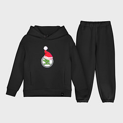 Детский костюм оверсайз Skoda Merry Christmas, цвет: черный