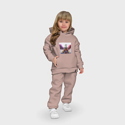 Детский костюм оверсайз Deltarune Vol 2, цвет: пыльно-розовый — фото 2