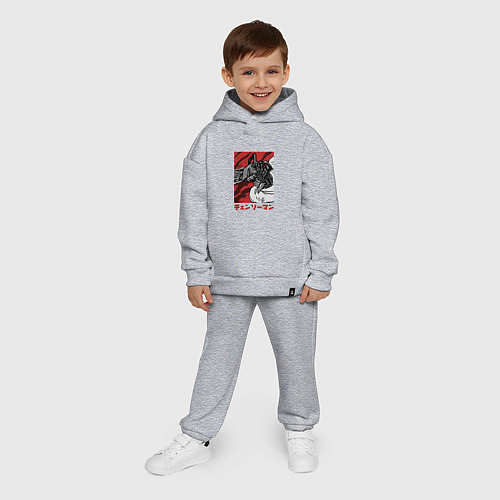 Детский костюм оверсайз Дэнджи Бензопила / Меланж – фото 4