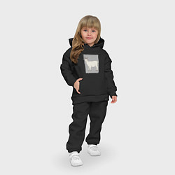Детский костюм оверсайз Козленок, цвет: черный — фото 2