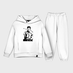 Детский костюм оверсайз Elvis, цвет: белый
