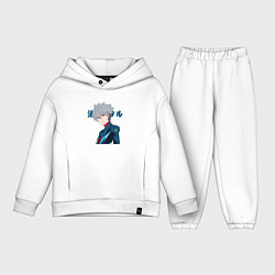 Детский костюм оверсайз Евангелион Neon Genesis Evangelion, Kaworu Nagisa, цвет: белый