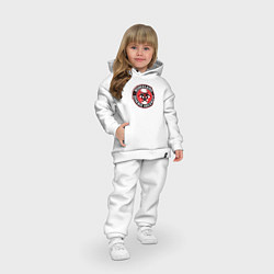 Детский костюм оверсайз Национальная зомби безопасность, цвет: белый — фото 2
