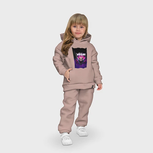 Детский костюм оверсайз Tiny Tina’s Wonderlands / Пыльно-розовый – фото 3