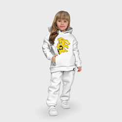 Детский костюм оверсайз Wu-Tang Bunny, цвет: белый — фото 2