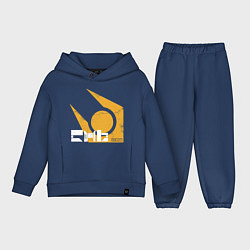 Детский костюм оверсайз Half life - city 17, цвет: тёмно-синий