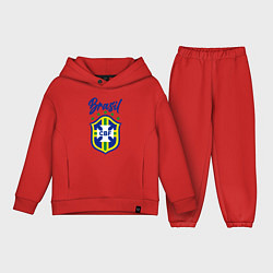 Детский костюм оверсайз Brasil Football
