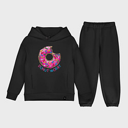 Детский костюм оверсайз Donut - Worry, цвет: черный