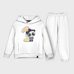 Детский костюм оверсайз Baby Panda, цвет: белый