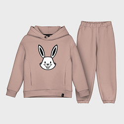 Детский костюм оверсайз Bunny Funny, цвет: пыльно-розовый