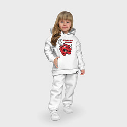 Детский костюм оверсайз Чикаго Буллз - баскетбол НБА, цвет: белый — фото 2