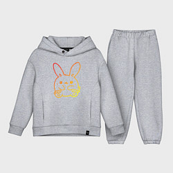 Детский костюм оверсайз Summer Bunny, цвет: меланж