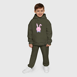 Детский костюм оверсайз Водяной кролик 2023, цвет: хаки — фото 2