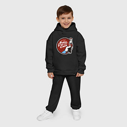 Детский костюм оверсайз Nuka cola sticker, цвет: черный — фото 2