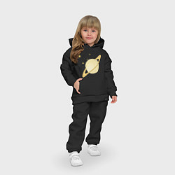Детский костюм оверсайз Сатурн, цвет: черный — фото 2