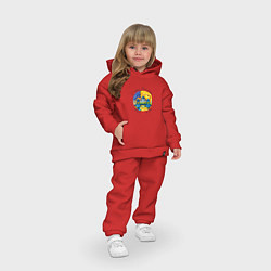 Детский костюм оверсайз Санкт-Петербург, Троицкий Собор, цвет: красный — фото 2