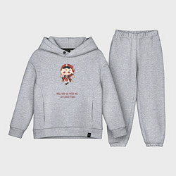 Детский костюм оверсайз Chibi Klee: catch fish