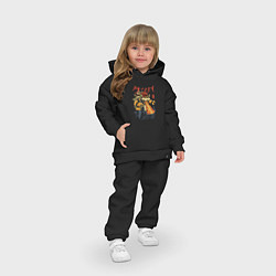 Детский костюм оверсайз Боузер Марио, цвет: черный — фото 2