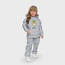 Детский костюм оверсайз Варенька - Майнкрафт, цвет: меланж — фото 2