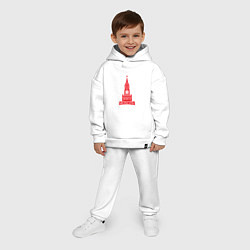 Детский костюм оверсайз Kremlin Moscow, цвет: белый — фото 2