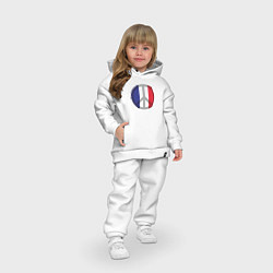 Детский костюм оверсайз Peace France, цвет: белый — фото 2