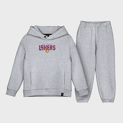 Детский костюм оверсайз Team Lakers, цвет: меланж