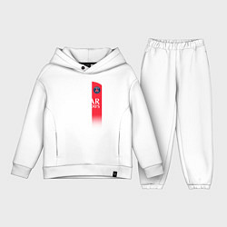 Детский костюм оверсайз Форма ФК ПСЖ 2324 домашняя, цвет: белый