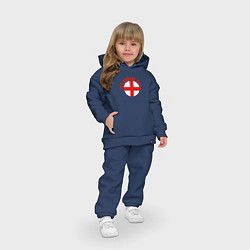 Детский костюм оверсайз Coming home England, цвет: тёмно-синий — фото 2