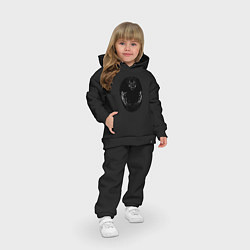 Детский костюм оверсайз Ханма Юдзиро, цвет: черный — фото 2