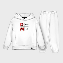 Детский костюм оверсайз Depeche Mode - Memento Mori Logo, цвет: белый