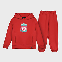 Детский костюм оверсайз Liverpool fc sport collection, цвет: красный