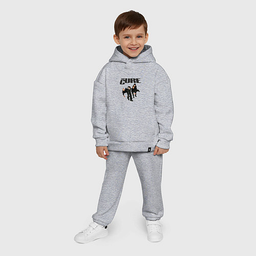 Детский костюм оверсайз The Cure - A Band from UK / Меланж – фото 4