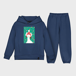 Детский костюм оверсайз Лама - альпака в ушанке